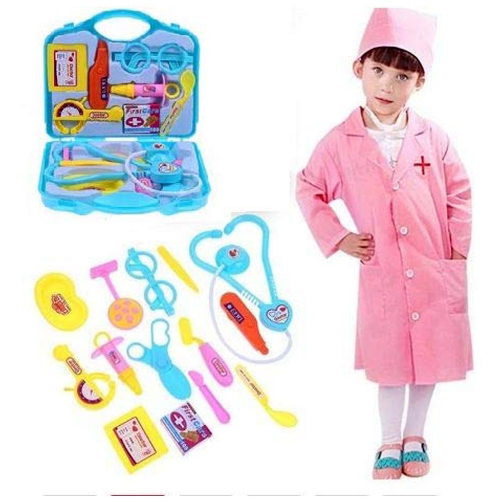 Colorful 1903 Kids Doctor Set toy kit for boys and girls, including medical tools and accessories, by Wukusy.