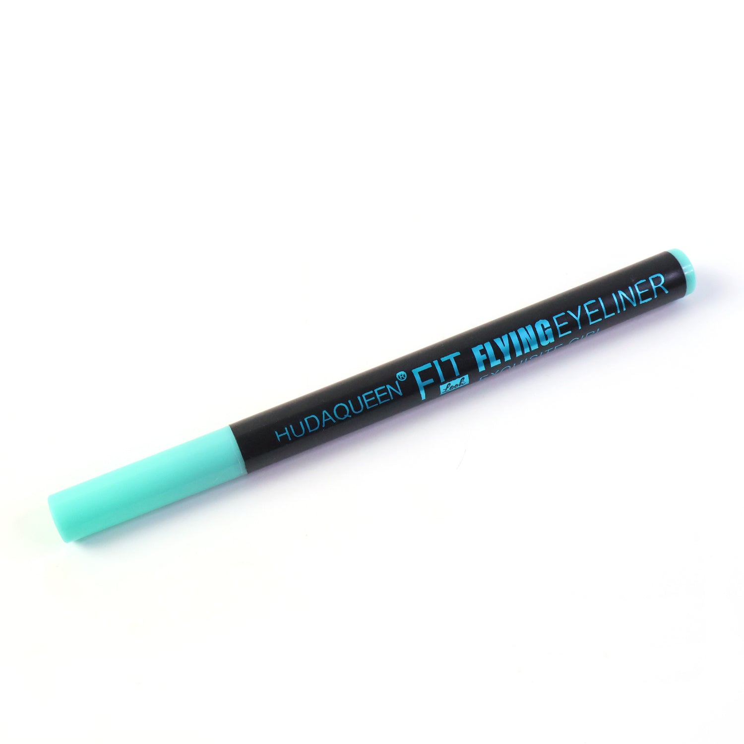Wukusy Premium Fit Flying Eyeliner Pen with 3ml black liquid eyeliner, featuring a precise applicator for defined eye lines.