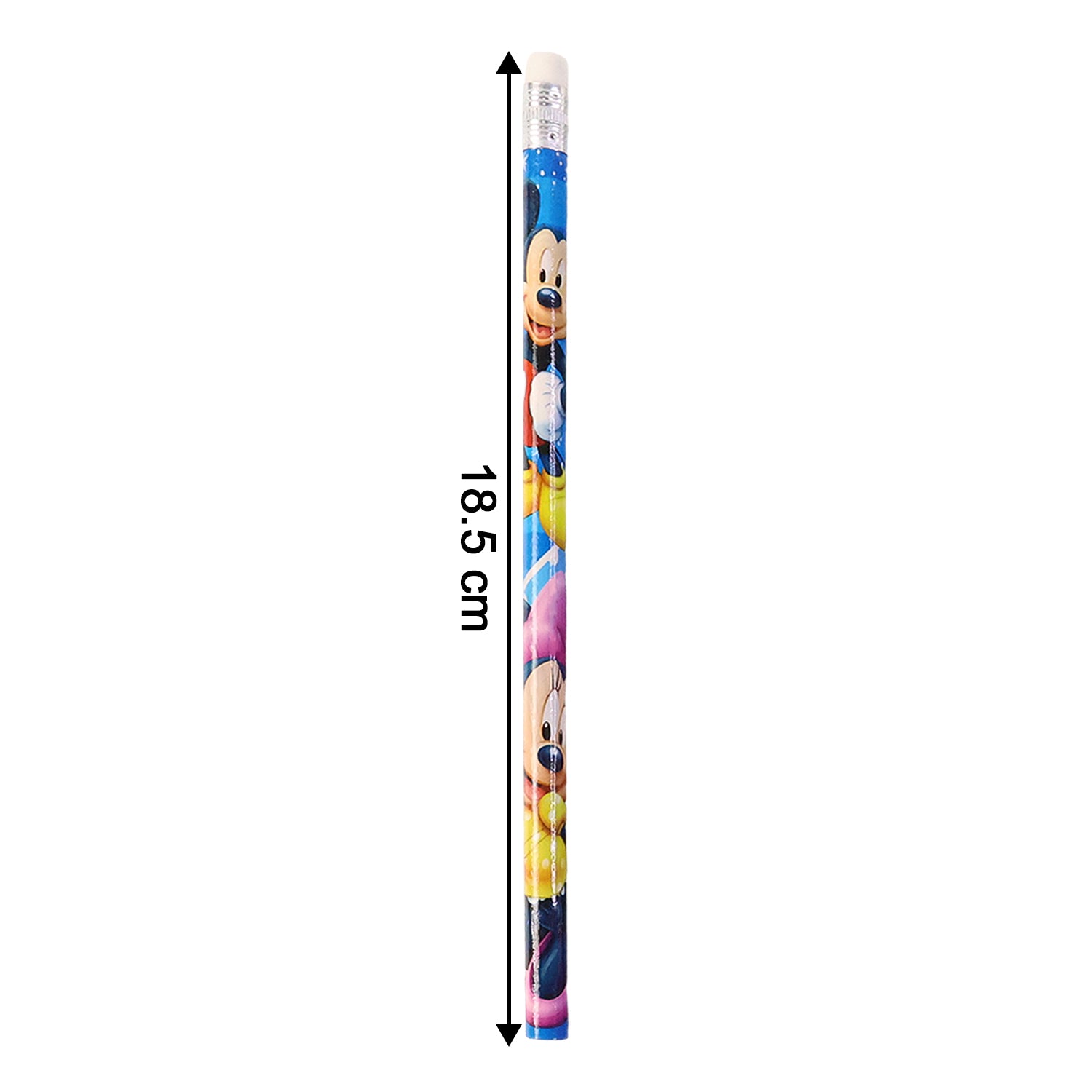 Set of 12 Wukusy premium cartoon-printed graphite pencils, ideal for office use, featuring colorful cartoon designs.