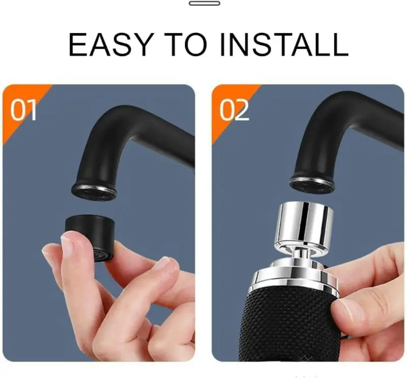 360° swivel kitchen faucet spray head attachment, compatible with home and kitchen tools, by Default Vendor.