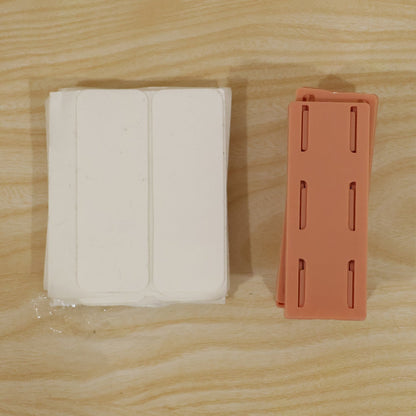 Plastic Insert Plate Retainer Clips For Power Strip Wall Mount Use (10 Pieces)