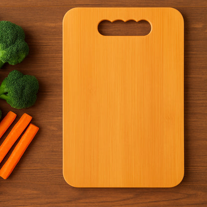 Wukusy wooden chopping board for vegetables, ideal for kitchen use, with a smooth surface and sturdy construction.