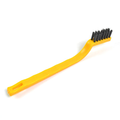 Wukusy mini wire brush with nylon bristles for cleaning and scrubbing, ideal for home and kitchen use.
