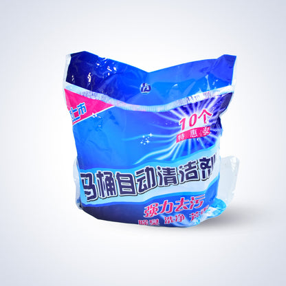 Blue Bubble Toilet Bowring accessories by Wukusy, 10 durable bathroom toilet cleaners with powerful decontamination.