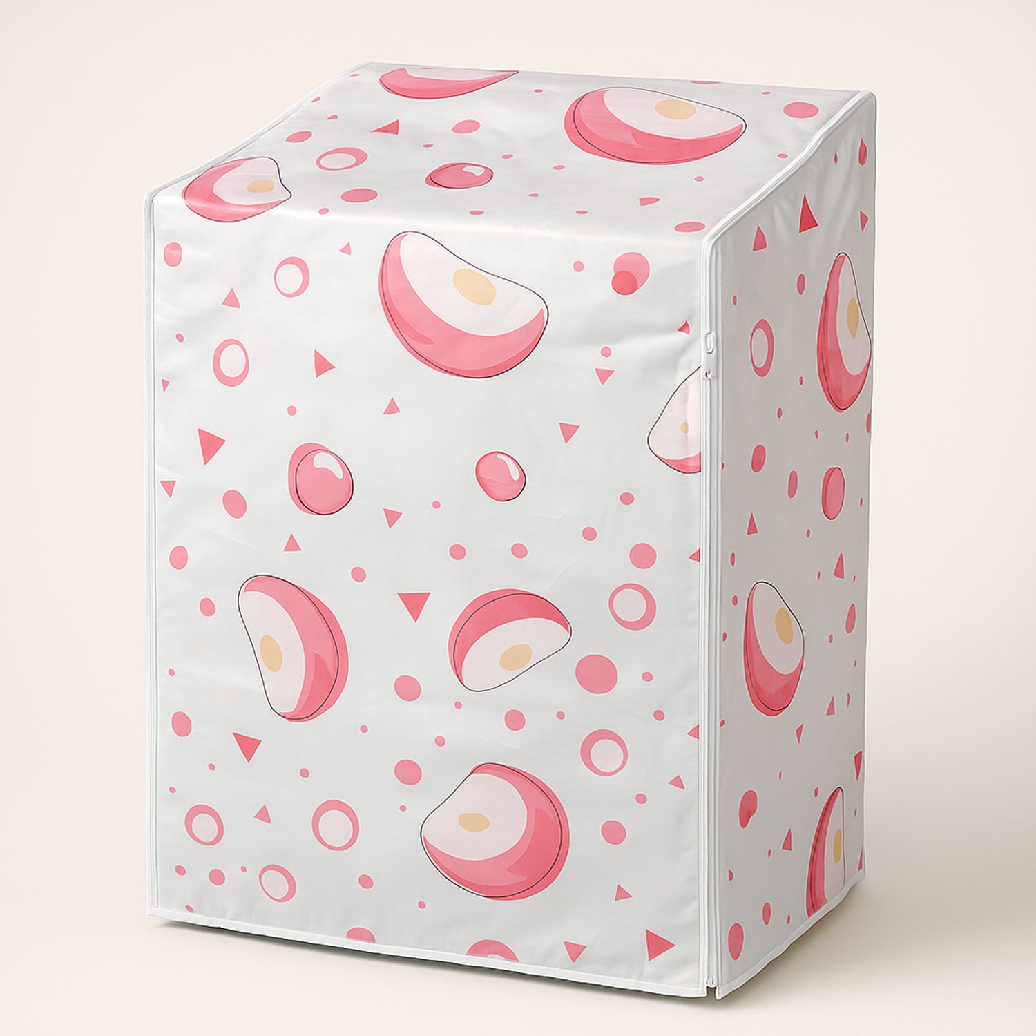 Waterproof washing machine cover by Wukusy, measuring 58x62x85 cm, featuring a mixed design for home improvement.