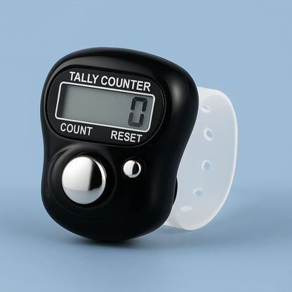 Wukusy small digital finger tally counter for sports, showing digital display and compact design for counting activities