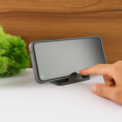 Wukusy Pyramid Black mobile stand with three inclined angles for easy viewing and ergonomic support.