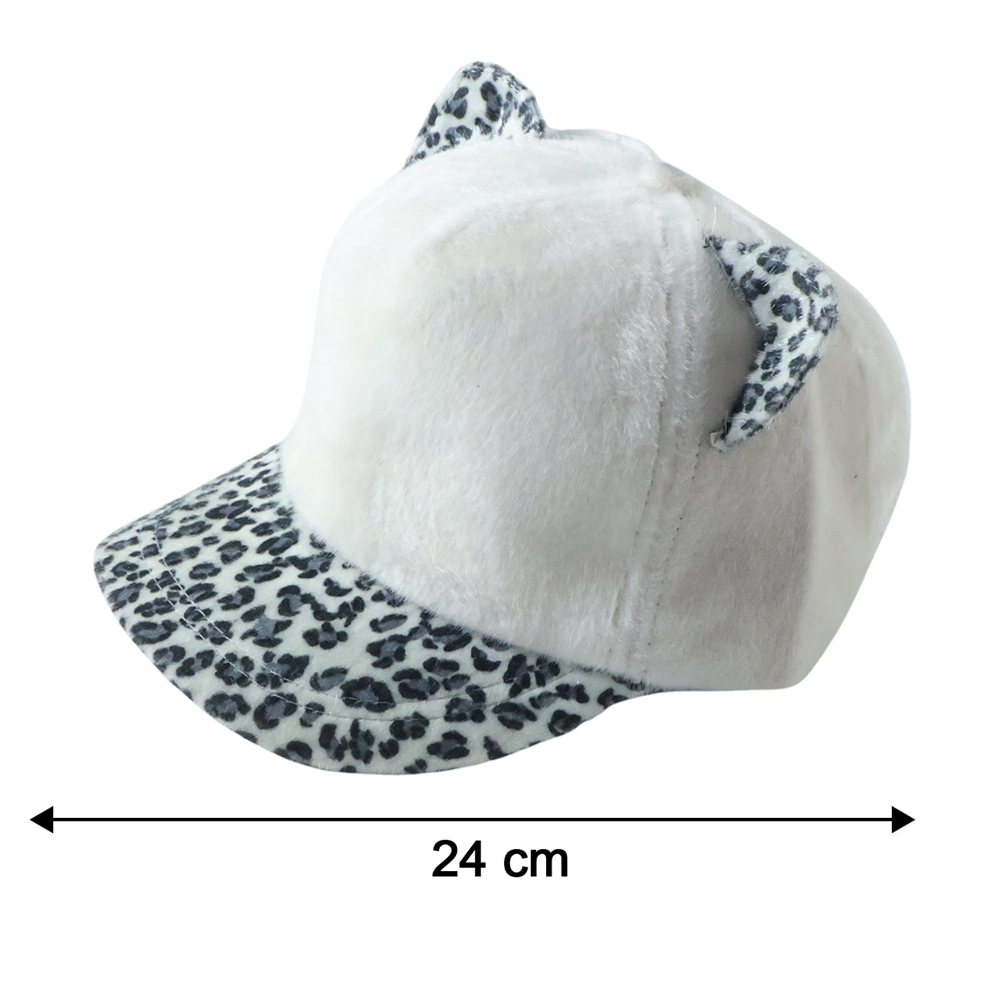 Stylish Wukusy cat ear designer cap for women and girls, featuring cute cat ear details and a trendy, casual style.