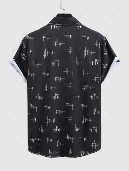 Men's regular fit printed casual shirt from Drpshippr, featuring a stylish design and comfortable fit in the men's collection.