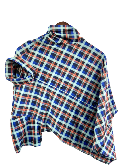 Men's stylish checked casual shirt from Drpshippr, regular fit with a modern design, suitable for everyday wear.