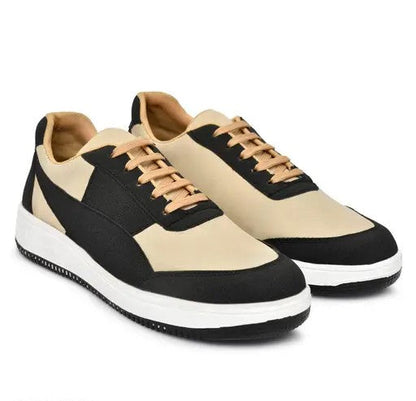 Men's sports sneakers by Drpshippr, athletic outdoor shoes with breathable mesh and supportive sole for active wear.
