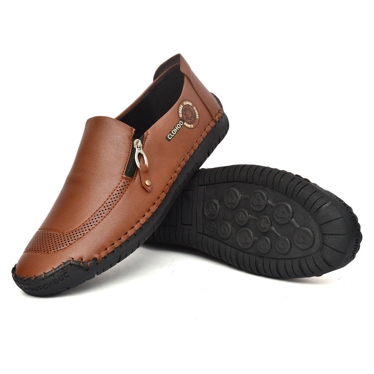 Men's synthetic slip-on formal shoes from Drpshippr's men's collection, featuring sleek design and polished finish.