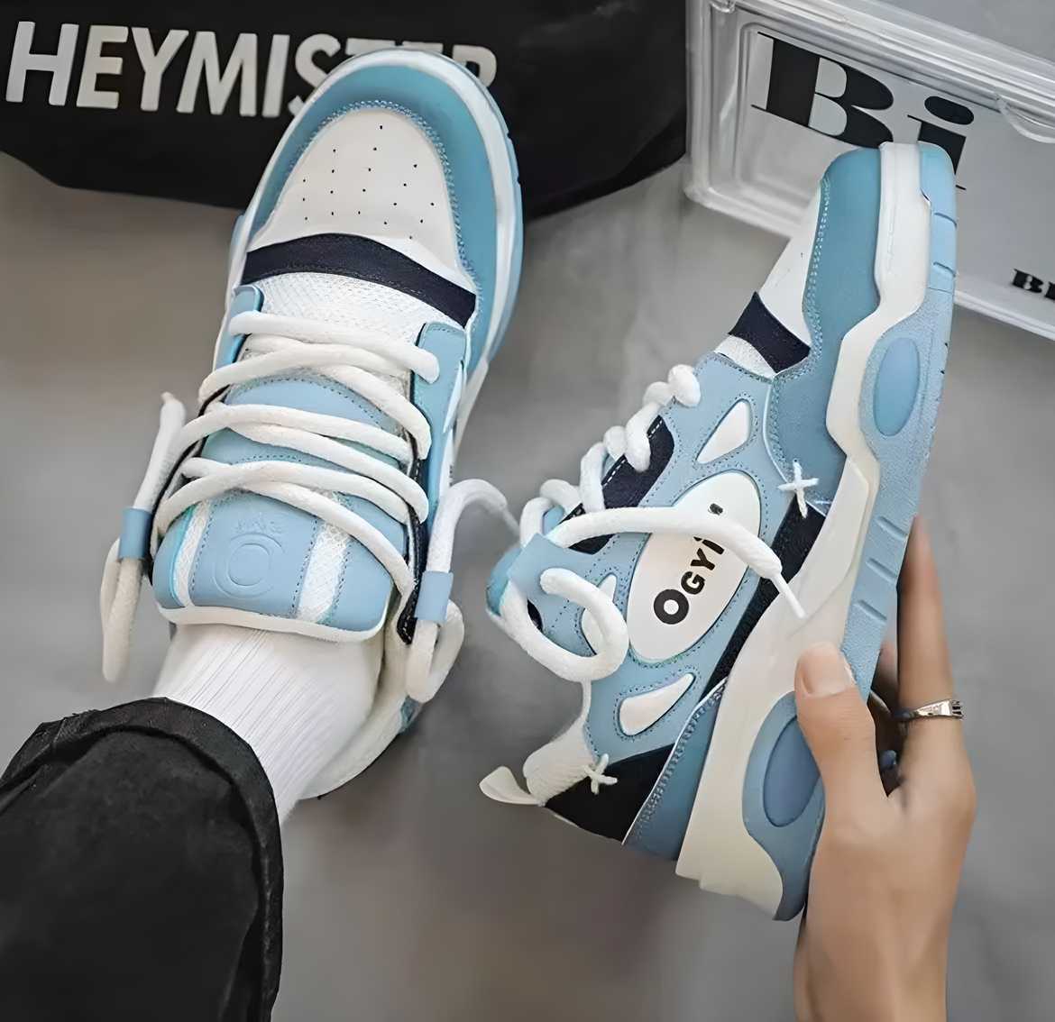 Men’s synthetic casual shoes from Drpshippr's men's collection, featuring stylish design and comfortable fit.