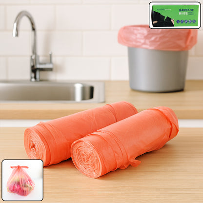 Wukusy Clean Garbage Bags, pack of 2 rolls, 45x40cm size, durable plastic waste bags for home use