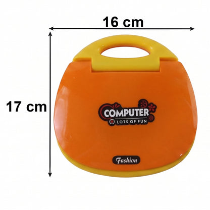 Wukusy kids educational laptop toy with colorful number and alphabet keys, musical buttons, and kid-friendly design for learning fun
