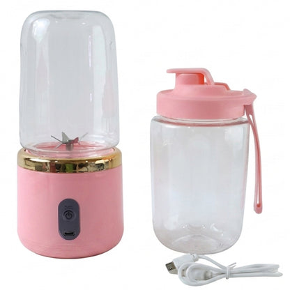 Wukusy portable cordless electric juicer with USB rechargeable design, ideal for on-the-go fresh juice blending.