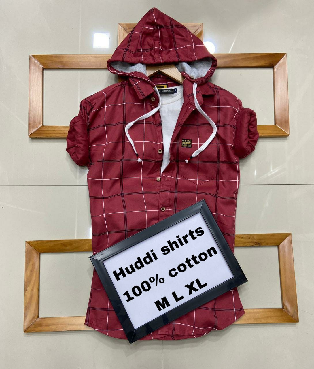 Seasons G star hoodie full sleeves shirt, casual long-sleeve shirt with G star design, in a comfortable fabric, front view.