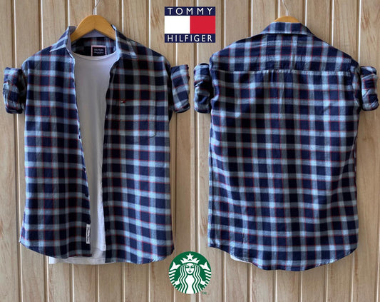 Men's navy full-sleeve shirt by Seasons, stylish men's shirt in navy color with a classic fit and button-down design.