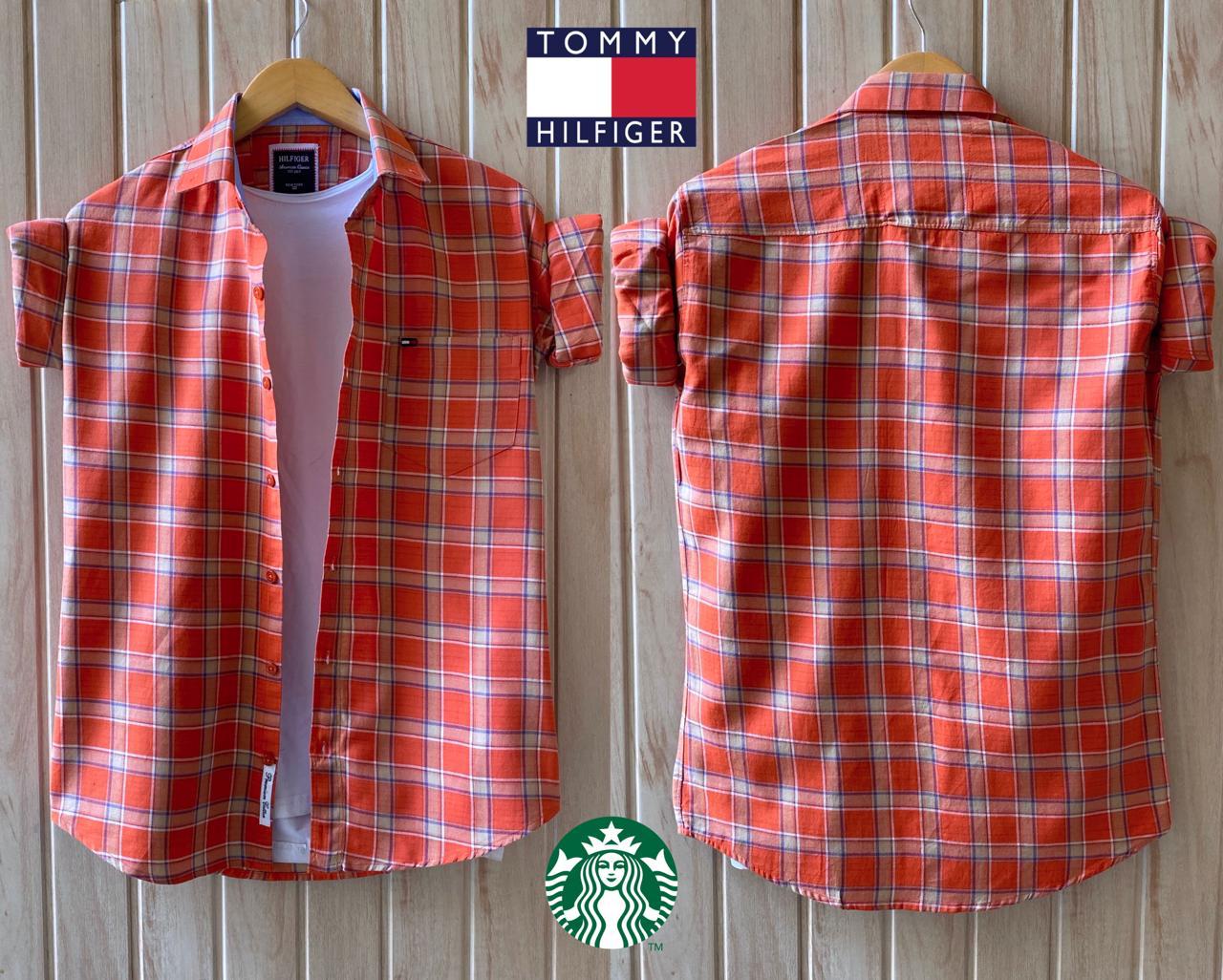 Red full-sleeve men's shirt by Seasons, stylish and attractive, featuring a classic design and button-down front.