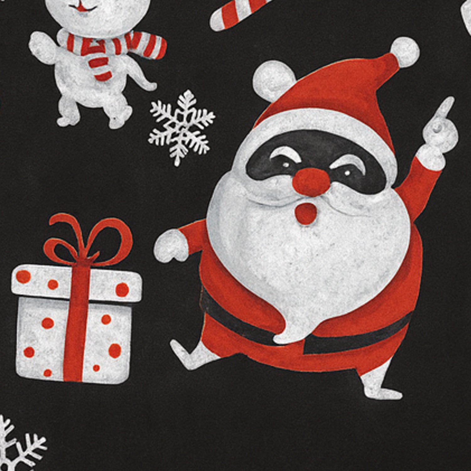 Wukusy Christmas themed decorative wall sticker, 90x60 cm, featuring festive holiday design for home decor.