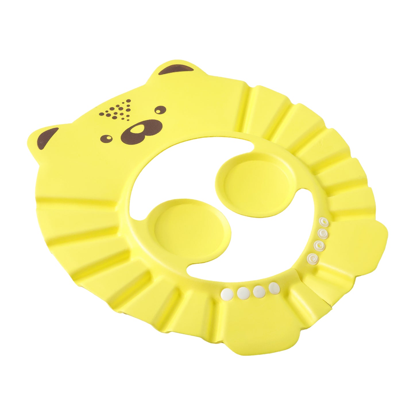 Wukusy cute cartoon baby shower cap shampoo bath hat featuring colorful animal designs, waterproof and adjustable for infants.