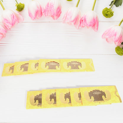 Set of 10 multicolor wedding gift envelopes by Wukusy, perfect for cash, birthdays, and special occasions, with elegant designs.