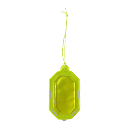Wukusy hanging gel bathroom air freshener with citrus scent, 9.5g gel in clear plastic container hanging from bathroom hook
