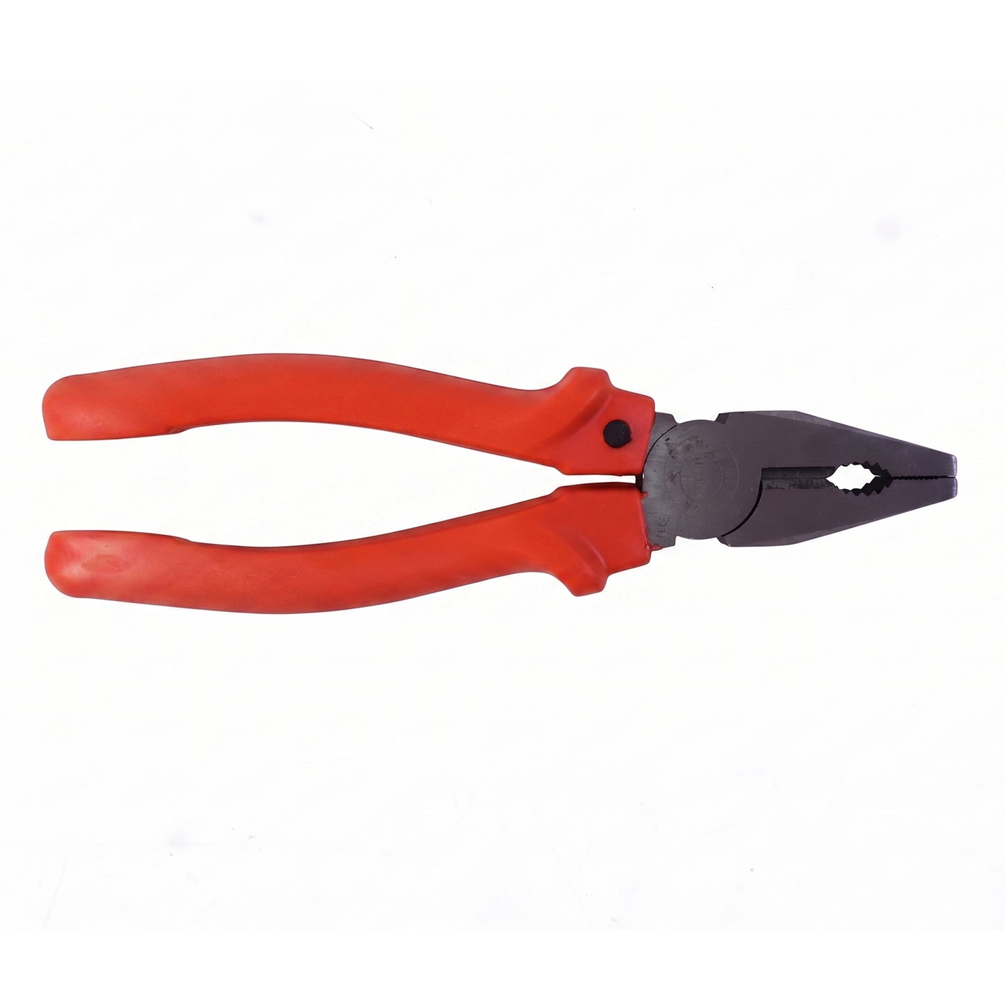 Heavy duty Wukusy combination pliers with wire cutting and gripping features, shown with textured handles and metal jaws.