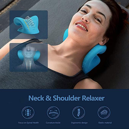 Wukusy 0535 Neck Relaxer cervical pillow for neck and shoulder pain relief, made of medical-grade material with acupressure features
