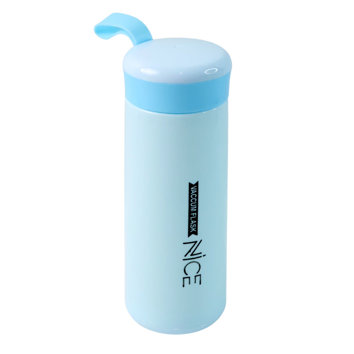 Wukusy kitchen storage water bottle with clear lid and blue body, ideal for home improvement and organization.