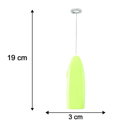 Wukusy handheld electric egg beater and milk frother, mini whisk for coffee and milk frothing, compact kitchen tool.