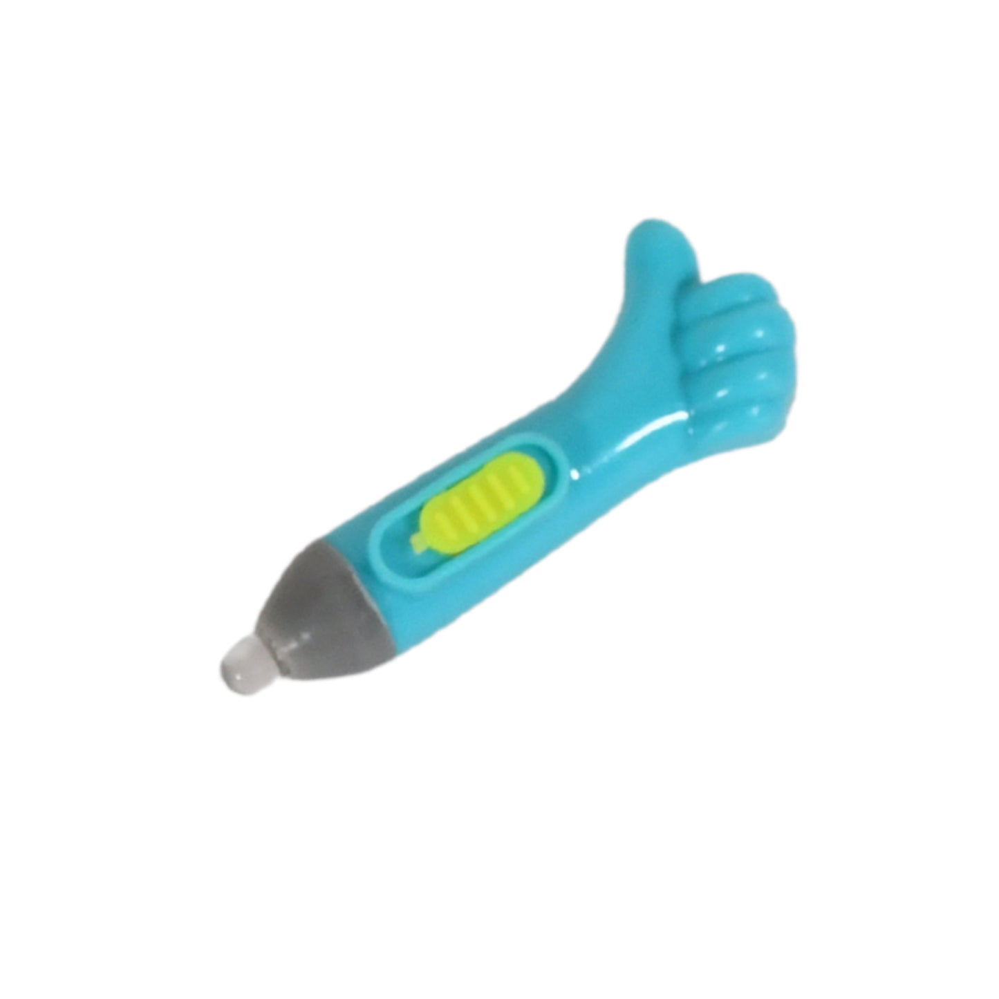 Wukusy 1930 Thumb Shaped Light Lightning Keychain with LED light, toy accessory featuring a thumb shape for fun and portability.