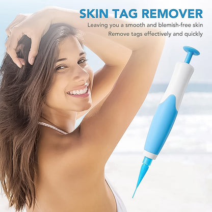 Wukusy Skin Tag Remover Kit 2-in-1 for small to large skin tags, includes tools for micro to large skin tag removal.