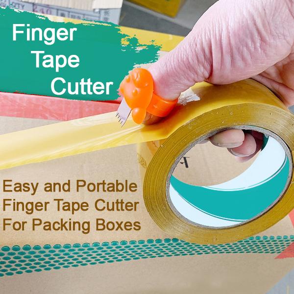 Wukusy finger tape cutter for packing boxes, portable hardware tool with ergonomic design and durable construction.