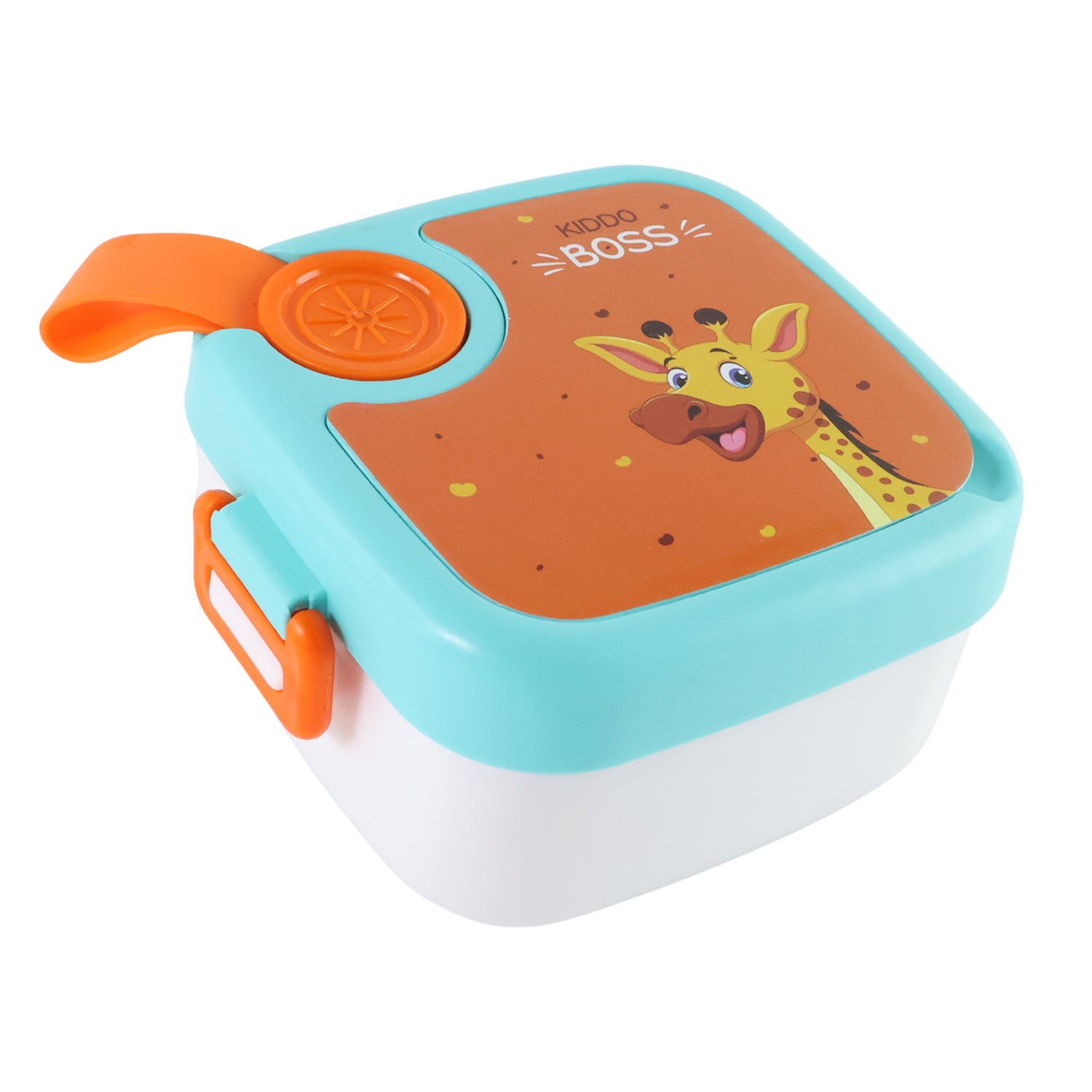 Colorful kids cartoon lunch box set by Wukusy, featuring fun character designs for school or snack time.