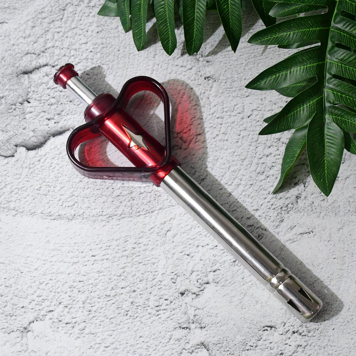 Wukusy Supermom Lovely Gas Lighter for home and kitchen, compact design with colorful floral pattern on a white background