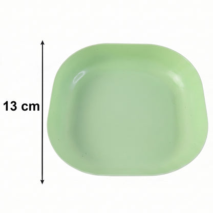 Wukusy 11-in-1 plastic snack serving plates set with multiple compartments for party snacks and appetizers.