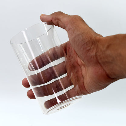 Six Wukusy Ganesh Classic glass set, 350ml each, featuring intricate Ganesh design, ideal for home and kitchen use.