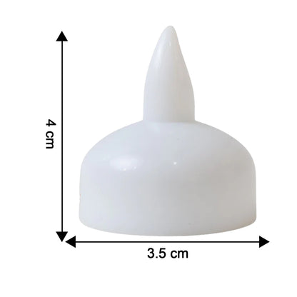 Set of 8 round LED flameless tealight candles by Wukusy, perfect for home decor with a warm, flickering glow.