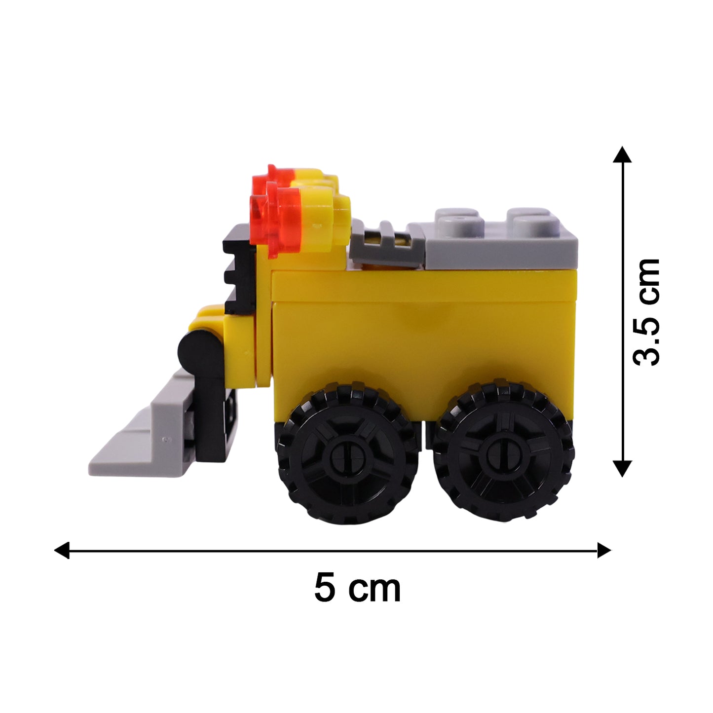 Wukusy cute bulldozer pencil sharpener toy, a fun and interactive desk accessory with a playful bulldozer design.