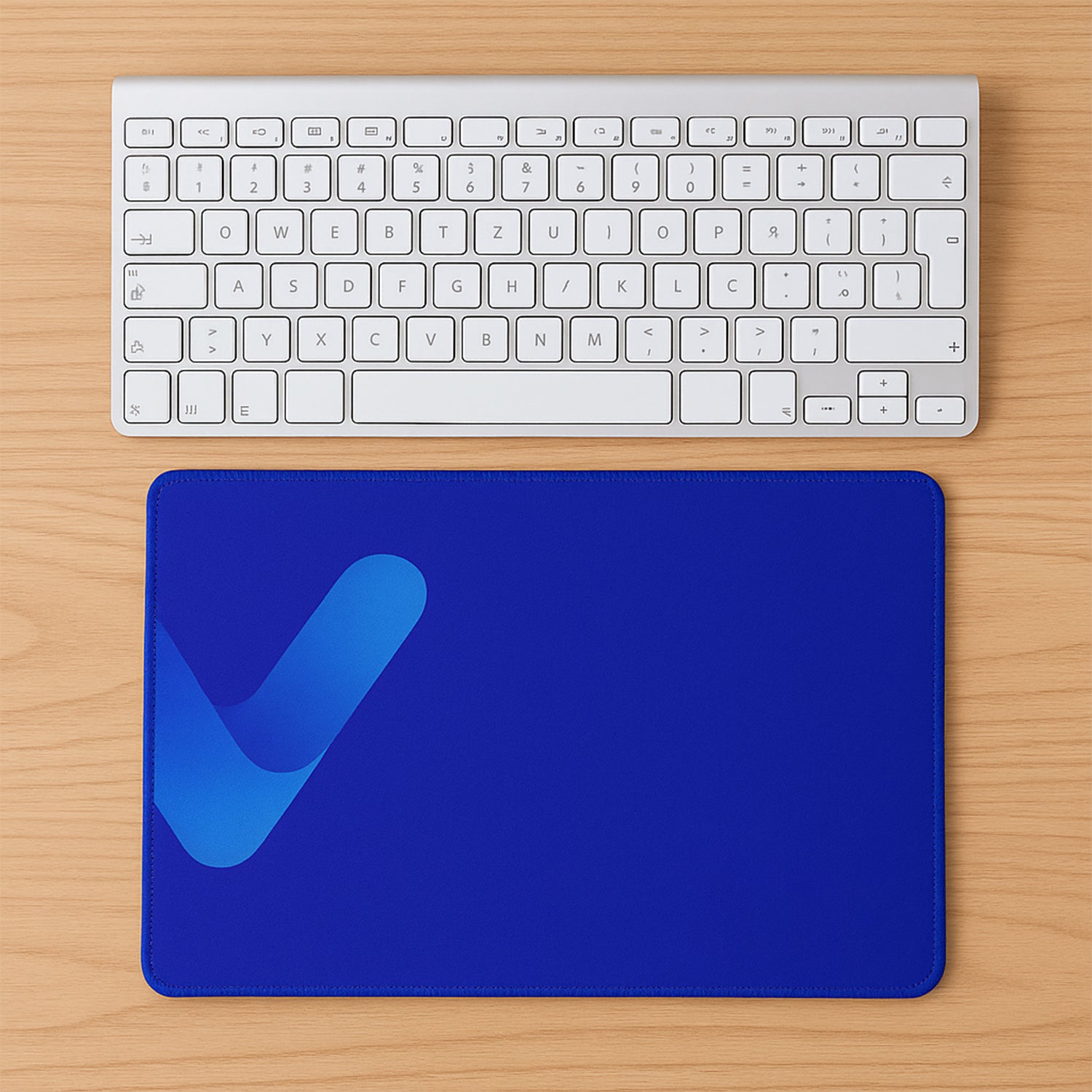 Large Wukusy desk mat measuring 49x30 cm, made of durable material, with a smooth surface for comfortable workspace setup.