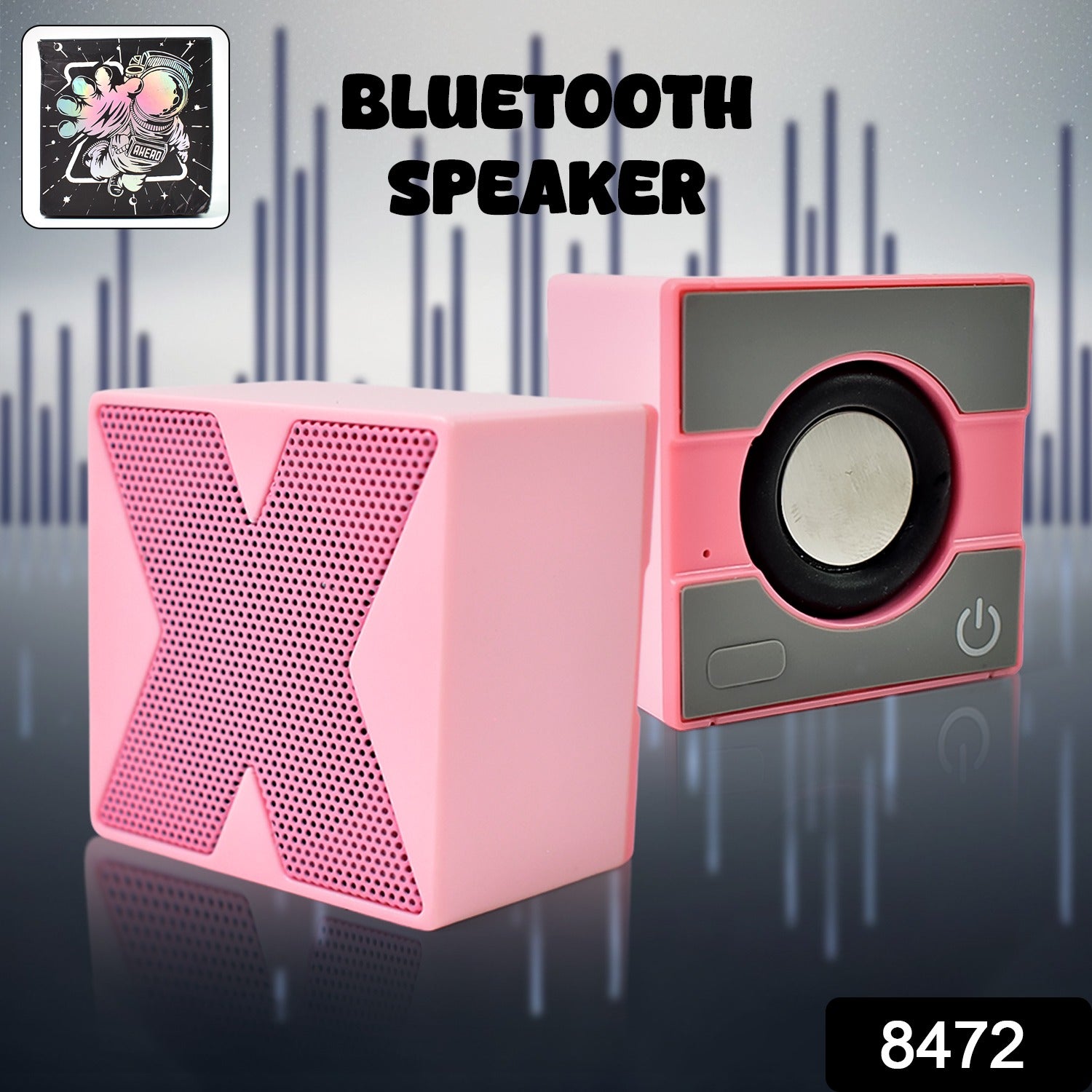 Wukusy portable wireless mini speaker with immersive sound, compact mobile accessory for high-quality audio on the go.