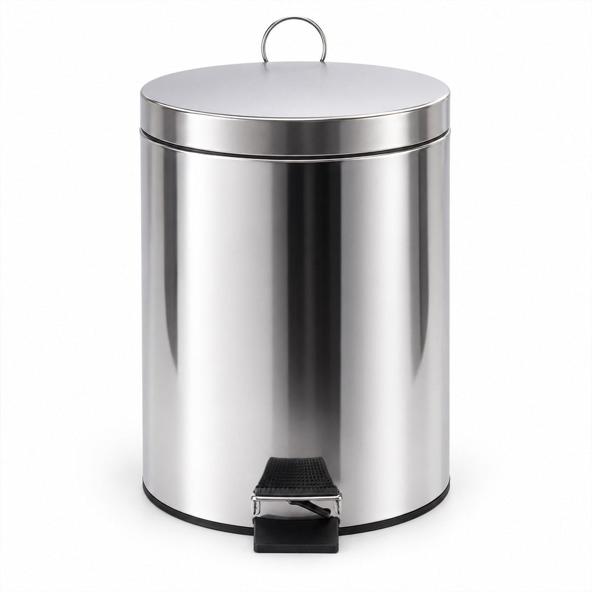 Stainless Steel Hands-free Pedal Dustbin With Inner Bucket (8 Litre)