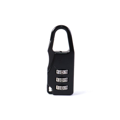 Wukusy Secure 3-digit Combination Travel Lock showing metal body and combination dials on a white background.
