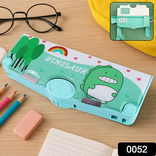 Wukusy space-themed magnetic multifunctional pencil box for kids, featuring a pop-up design and space motifs, ideal as a return gift.