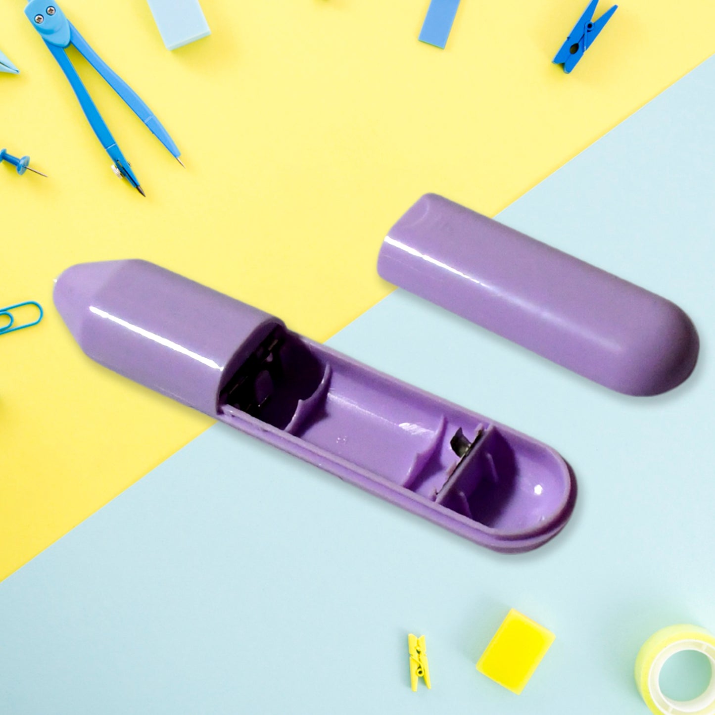 Wukusy electric eraser kit with automatic battery-operated eraser and 10 refills, ideal for drawing, sketching, and drafting.
