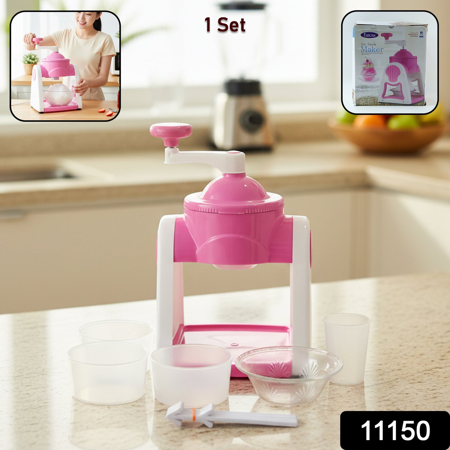 Pink Wukusy Manual Gola Maker for creating stylish fabric collars and accessories.