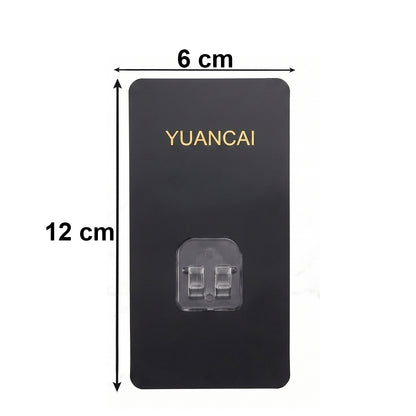 Wukusy adhesive plastic wall hook self-stick hanger with strong hold for storage and organization on smooth surfaces.