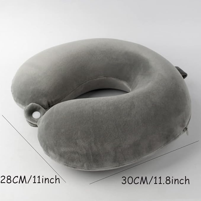 Cute cartoon travel neck pillow from Drpshippr's Women's Collection, designed for boys and girls to use while traveling.