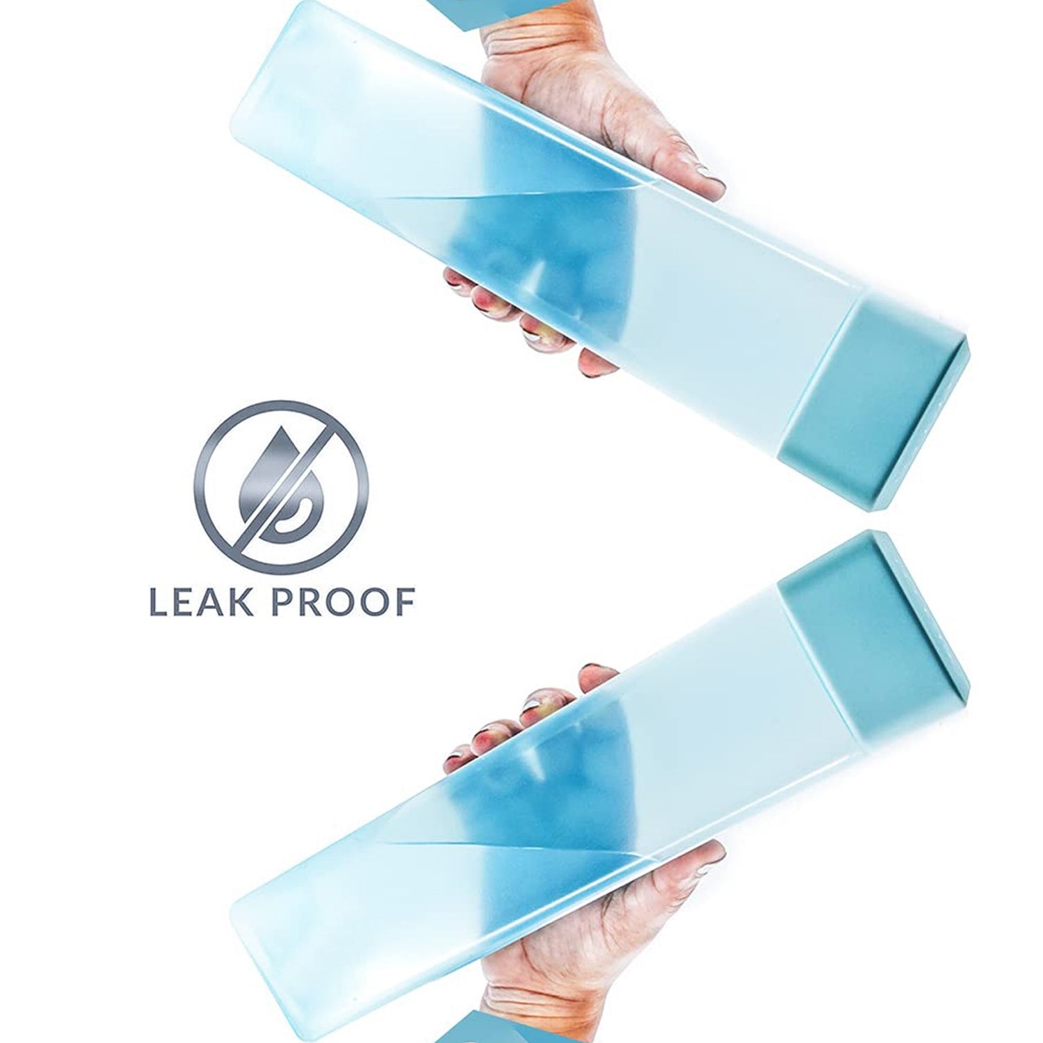 Wukusy large capacity plastic water bottles set of 6 with wide-mouth, leakproof, BPA-free design for office, gym, and home use.